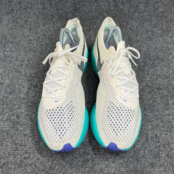 Nike ZoomX Vaporfly 3 Running Shoes Women's Size 9.5 White Aquatone Athletic Run - Picture 3 of 14